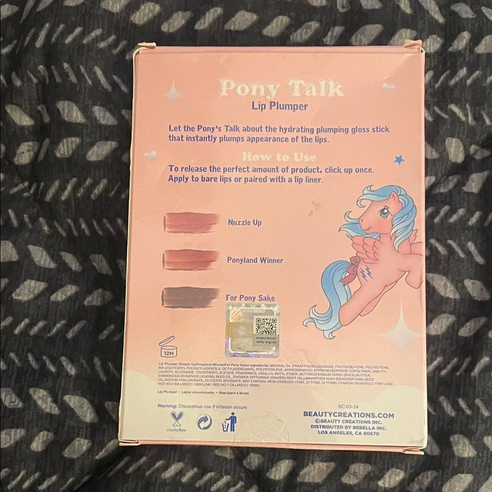 My Little Pony Lip Plumper Set - Pink, Blue, Brown